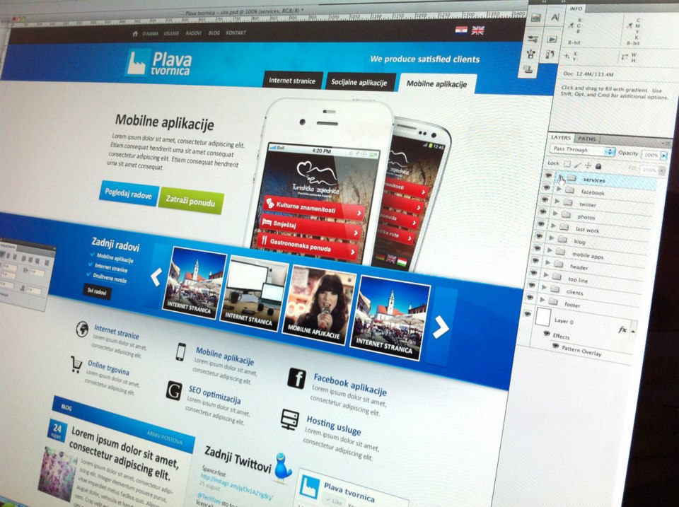 First company website in 2012