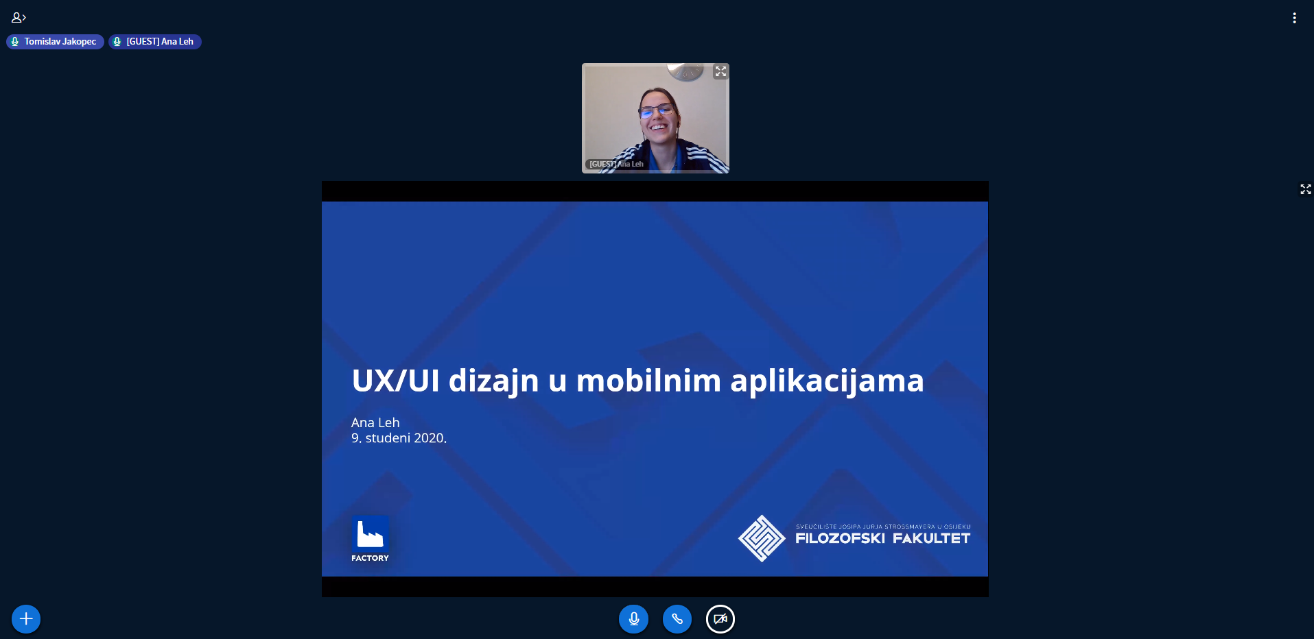 Predavanje Factoryja o UX-UI dizajnu mobilnih aplikacija u suradnji s Filozofskim fakultetom u Osijeku